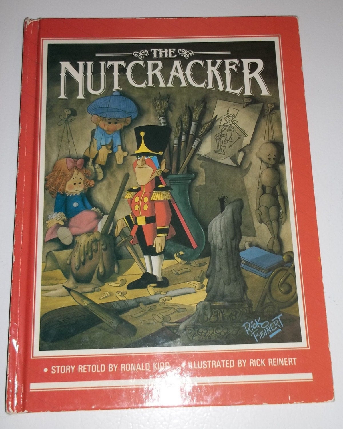 THE NUTCRACKER BOOK 1985 Hardcover Illustrated by Rick