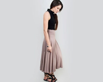 Midi Skirt • High Waist • Women's Full Skirts • Petite & Tall Length • Loft 415 Clothing (No. 103)