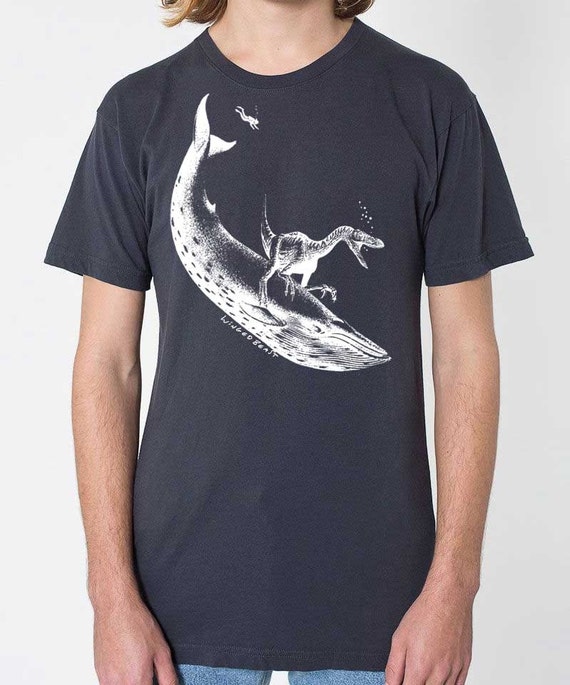 The Raptor Rides the Whale Men's T-shirt