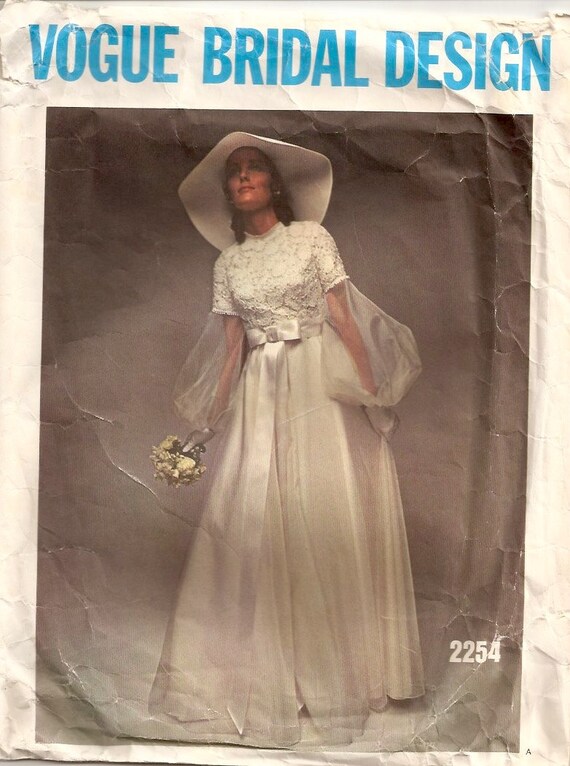 vogue patterns dress wedding 1970 Sewing  Sewing   Vintage Vogue Pattern Wedding  Vogue Dress Pattern