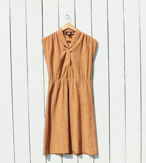 70s suede dress