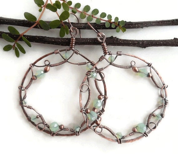 Boho hoop earrings Outlet
