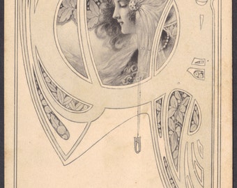 Art Nouveau Fantaisie, by the Baron Raimund von Ritter Wichera, circa 1900