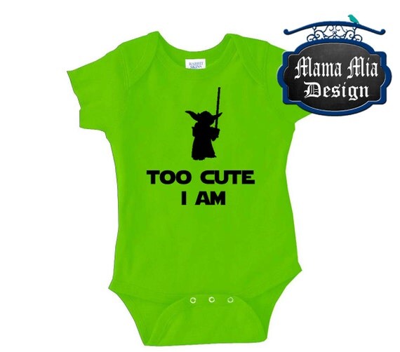 Download Disney Onesie Too Cute I Am Yoda shirt Star Wars by ...