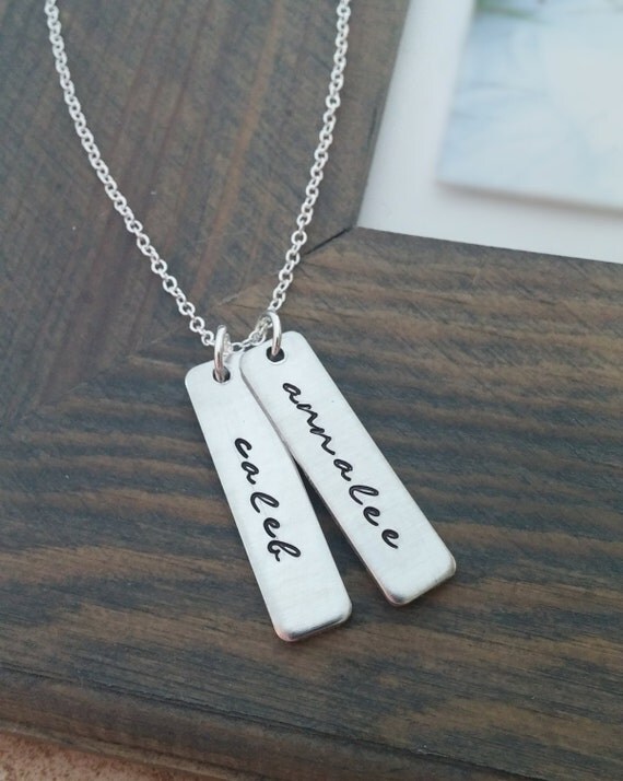 custom necklace with kids name