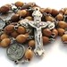 Handmade Olive Wood Stations of the Cross Catholic Chaplet Prayer Beads