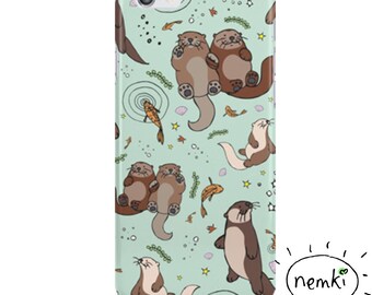 Otter Phone Case, Otter iPhone Case, Cute Otter Case, Otter Samsung Case, Sea Otter iPhone Case, Cute Otter Gifts, For Otter Lovers