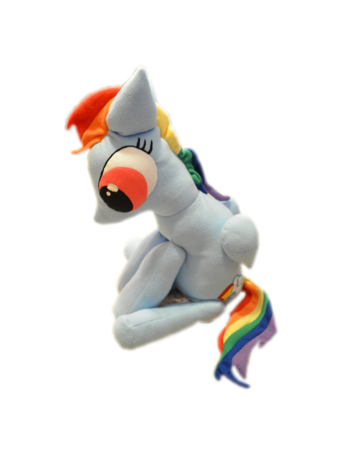 huge rainbow dash plush