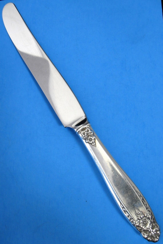 Sterling Silver Prelude Dinner Knife by AntiquesAndTeacups on Etsy