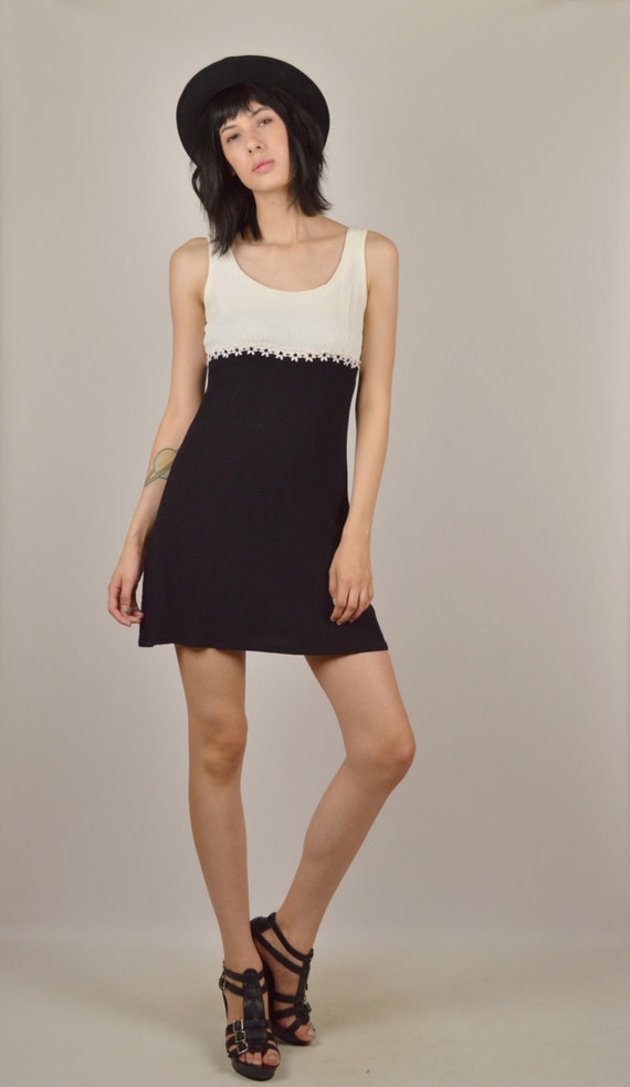 90s Grunge Babydoll Mini Dress