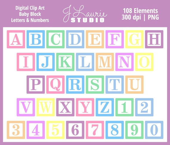 free clip art baby block letters - photo #16
