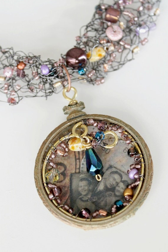 Pendant Necklace Pocket Watch Pendant Watch Necklace by NaiveChic