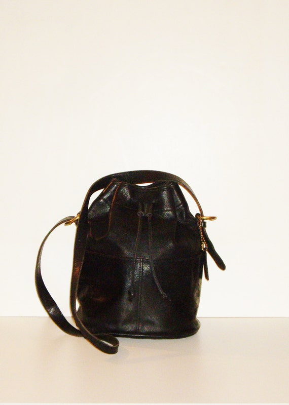 Vintage Coach Bucket Bag Drawstring