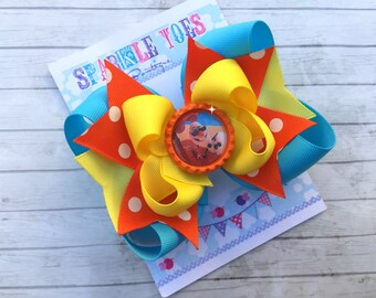 FROZEN OLAF BOW - Frozen Party - Olaf Hair bow - Frozen Birthday - Olaf Costume - Frozen Pageant - Toddler, Infant, Big girls Bow