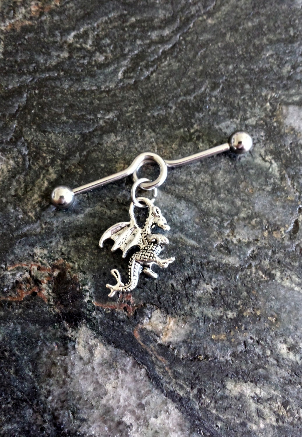 Dragon 14G 1.6mm Industrial Barbell Scaffold Piercing