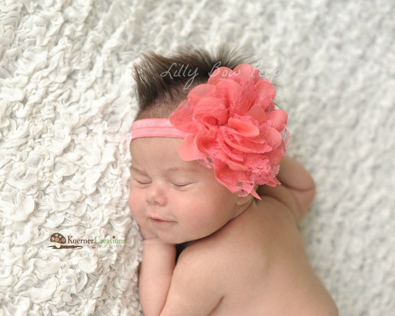 items similar to baby headband newborn headband flower items similar to baby headband newborn headband coral items similar to baby headband newborn headband flower items similar to baby headband newborn headband coral
