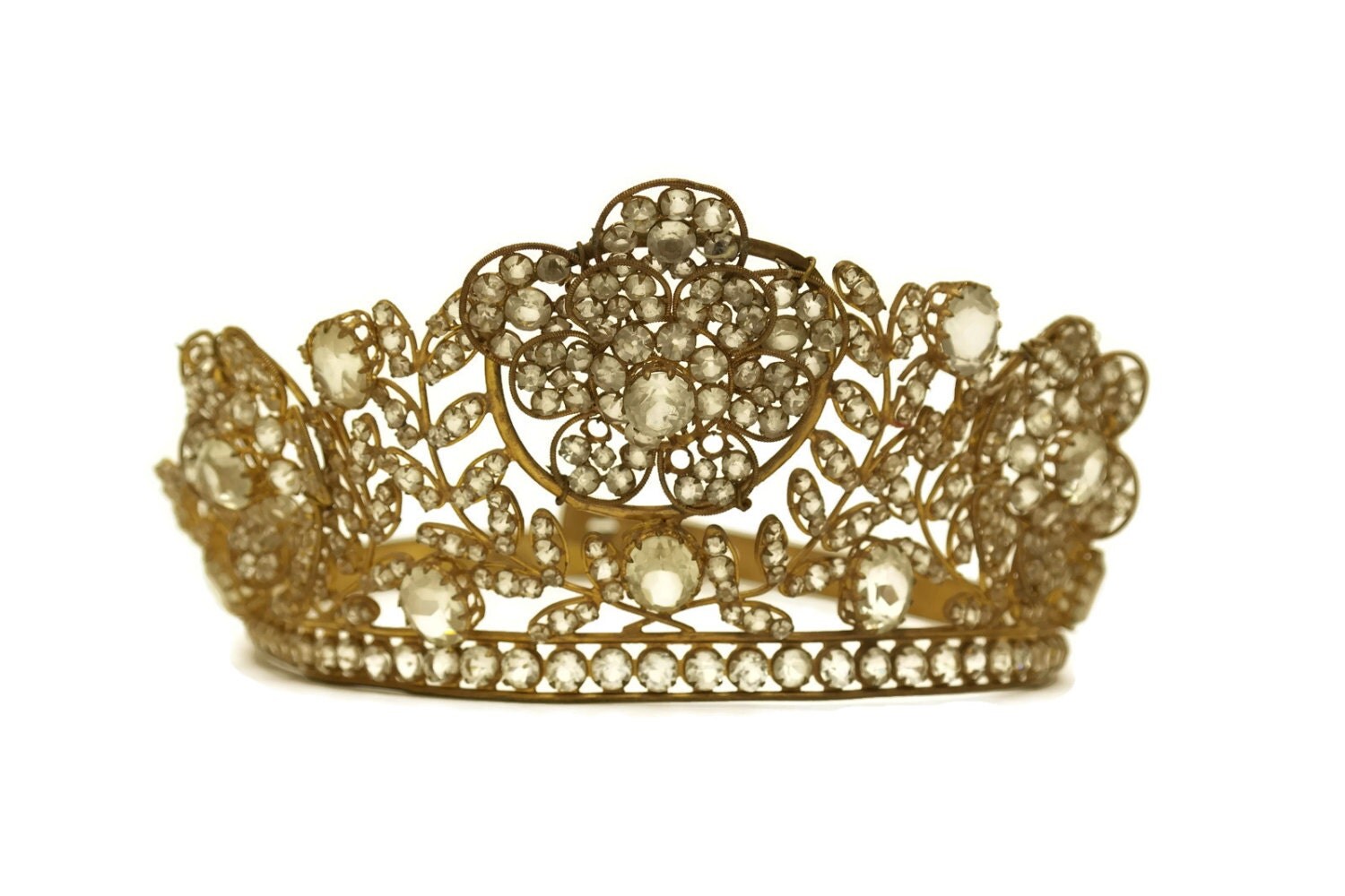Antique Tiara Crown For French Madonna Statue French Wedding