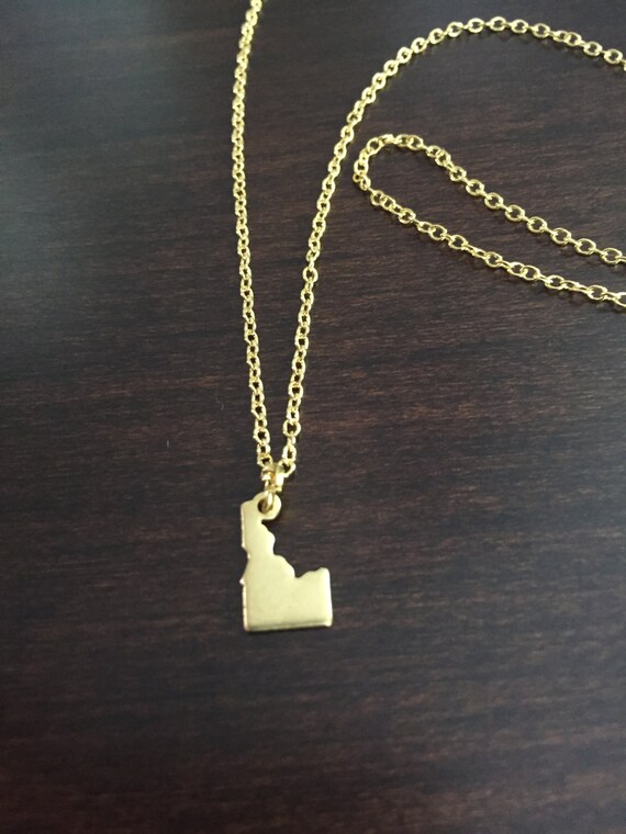 Idaho Necklace Idaho gold Idaho necklace Idaho jewelry