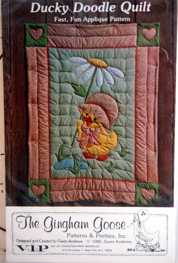 Ducky Doodle Quilt By Gwen Andrews And The Gingham Goose Uncut
