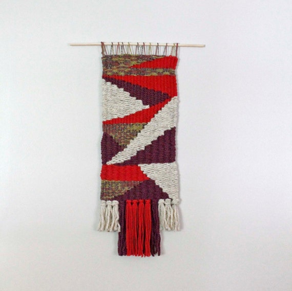 Modern Weaving Wall Art Woven Wall Hanging Tapestry by EastParlor