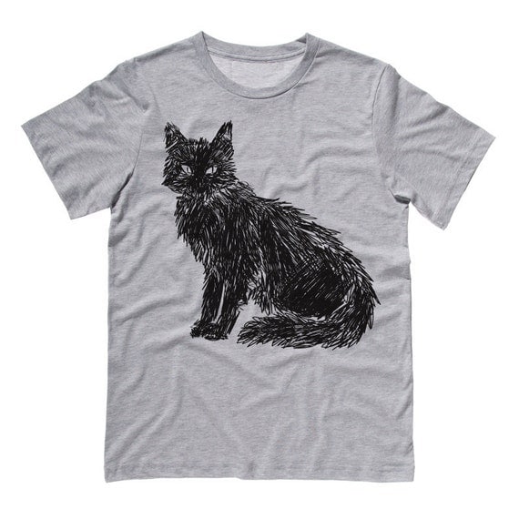 black cat shirt halloween