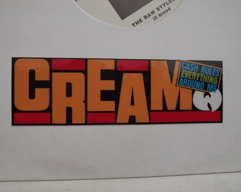 Wu-Tang Clan Vinyl Sticker hip hop decal Epmd Cash Rules Everything Around me Method Man ghostface gza 36 chambers old dirty bastard raekwon