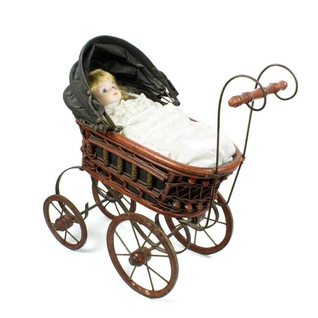 antique baby doll stroller