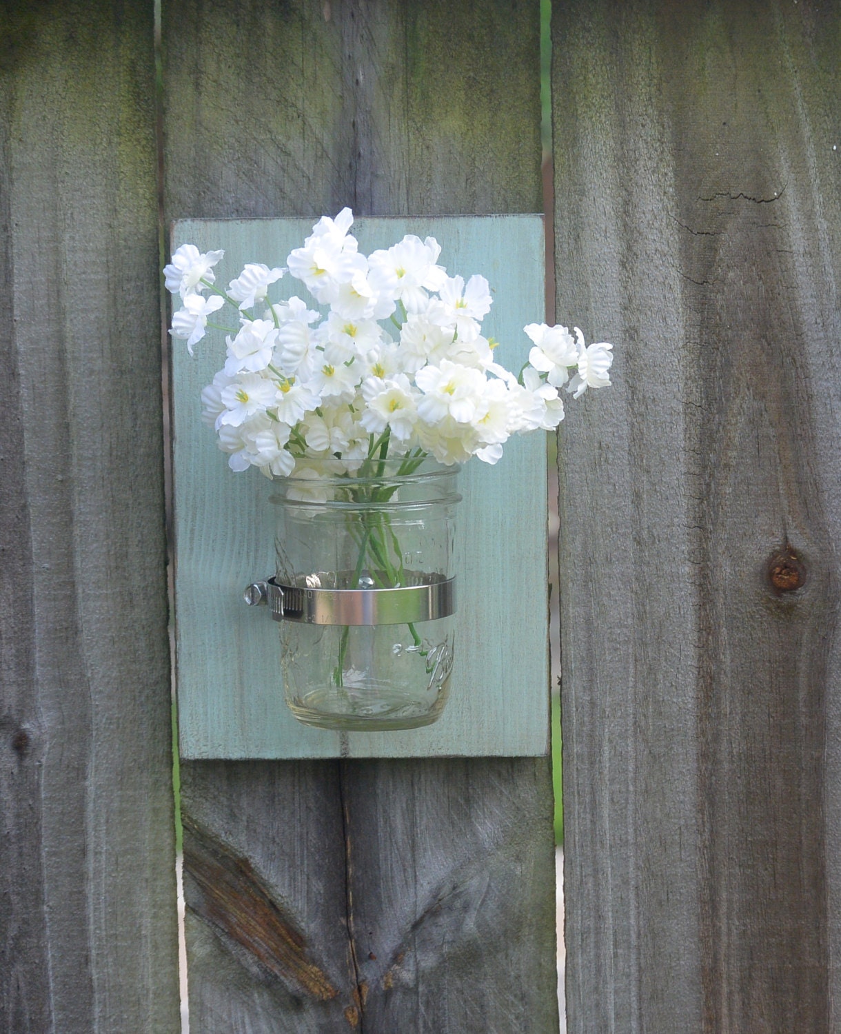 Mason Jar Wall Sconce Mason Jar Wall Decor by WhiteAspenStudio