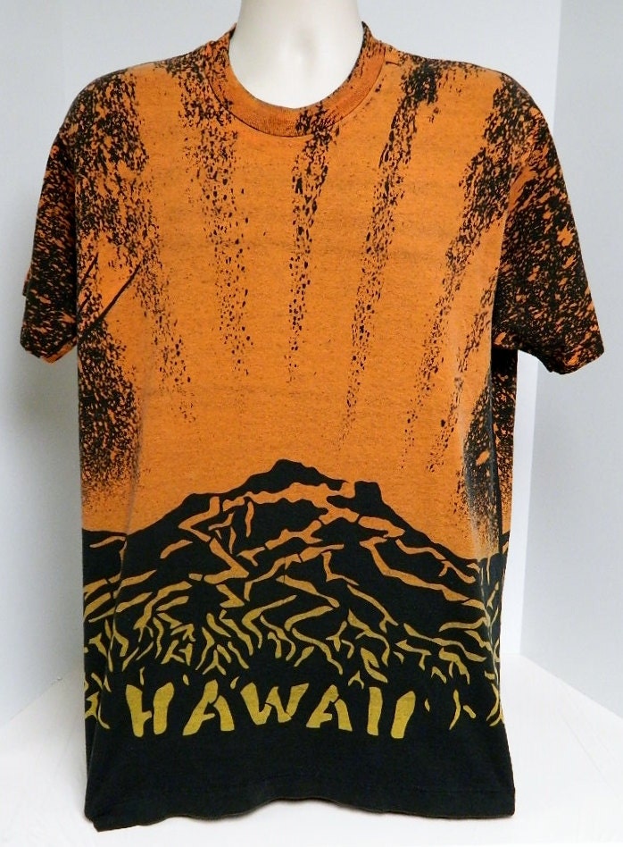 90s Hawaii Volcano Erupting T Shirt Size XLarge XL by BeyondLeaf