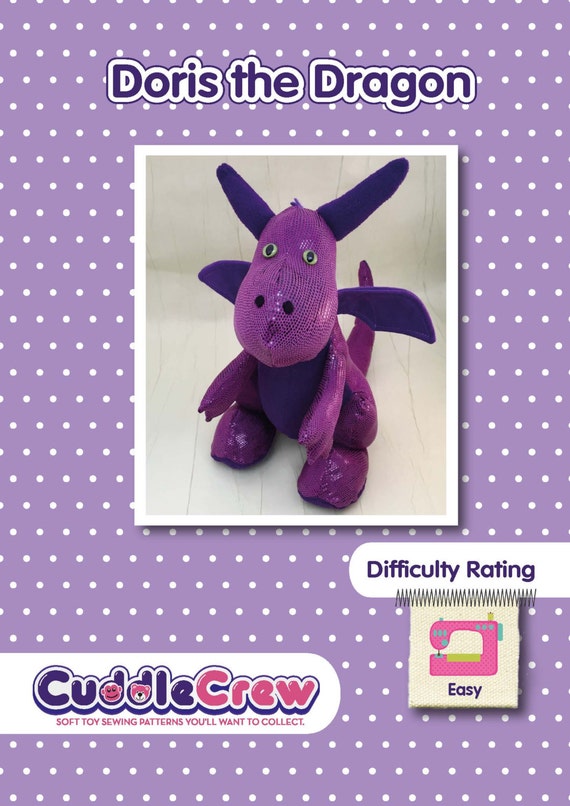 dragon soft toy pattern