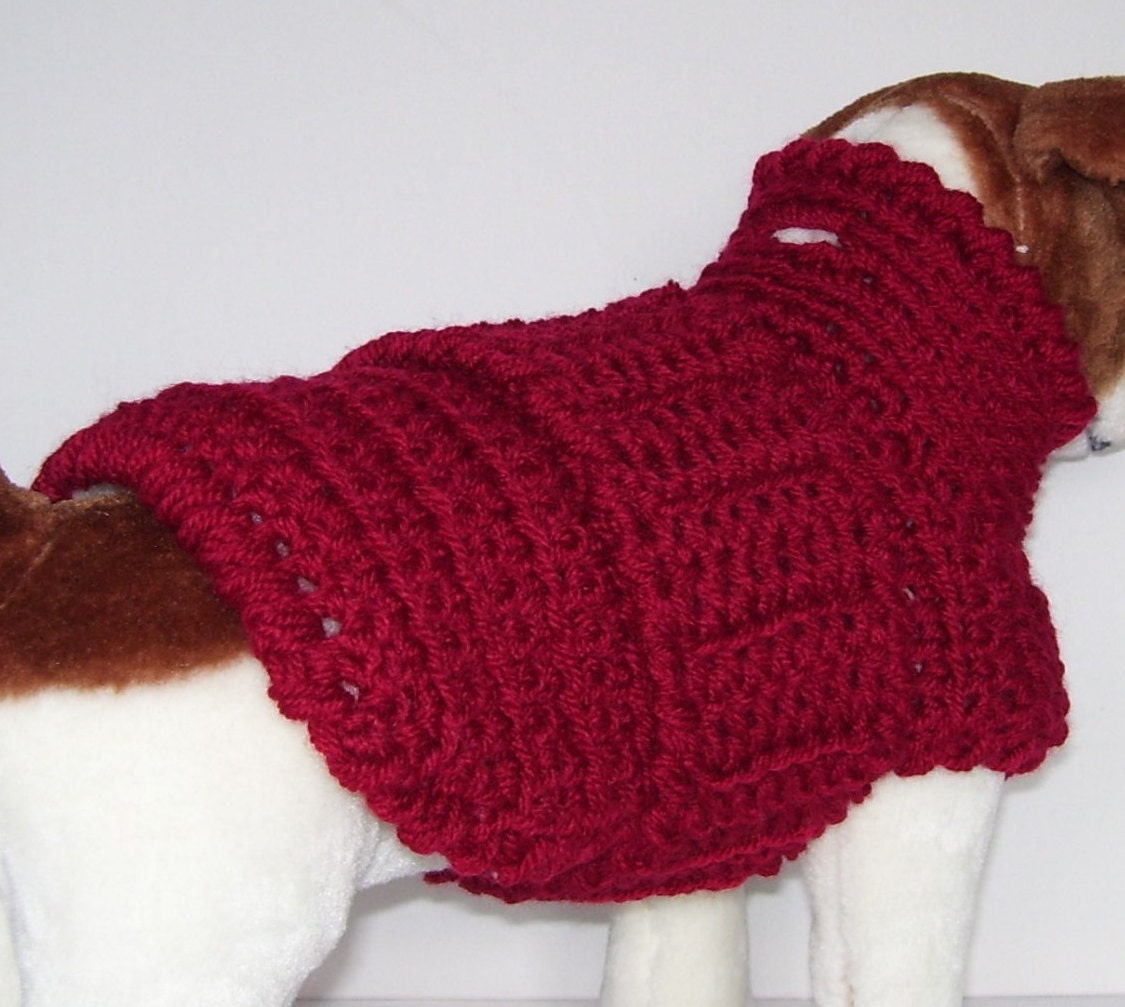Extra Large Dog Clothes Dog Sweater Dog Outfit by RockingPony