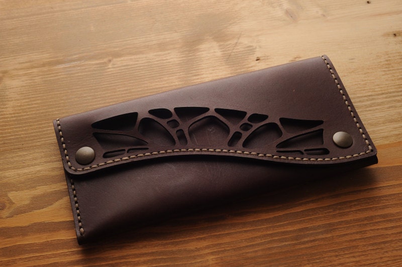 Italian leather wallet for women. Genuine leather nickel free