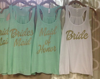 bridal party tanks