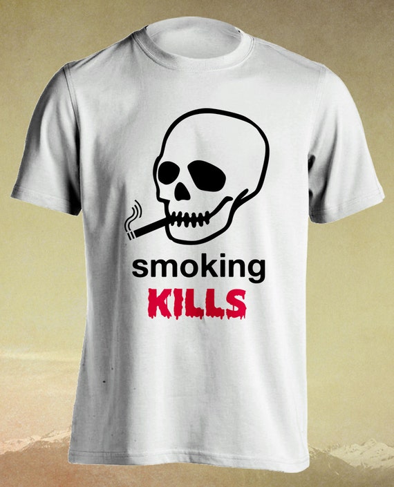 t shirt smoking kills