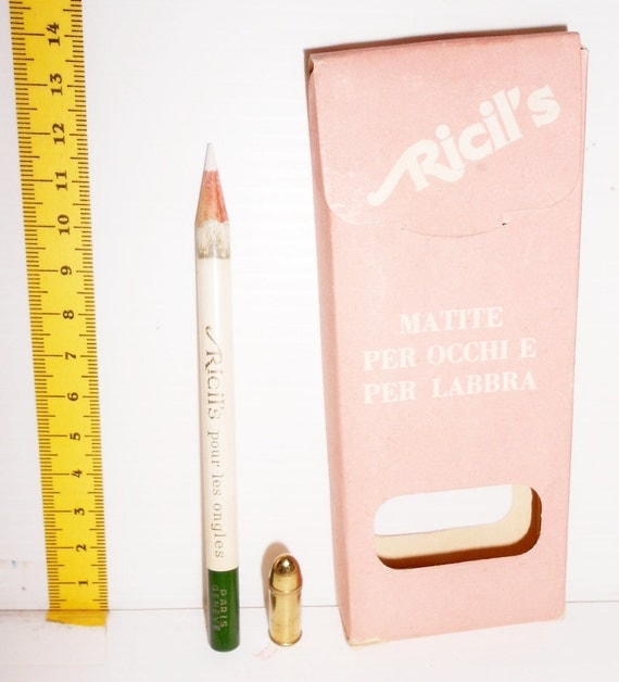 RICIL'S 70s made in italy white pencil for nails by Mokusaiya