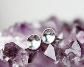 Small silver studs, tiny silver round earrings, round modern posts sterling silver Jewelry