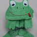 Green Frog Hooded Tubby Towel - Great Birthday Present - Bath, Pool or Beach for Infant Toddler or Child