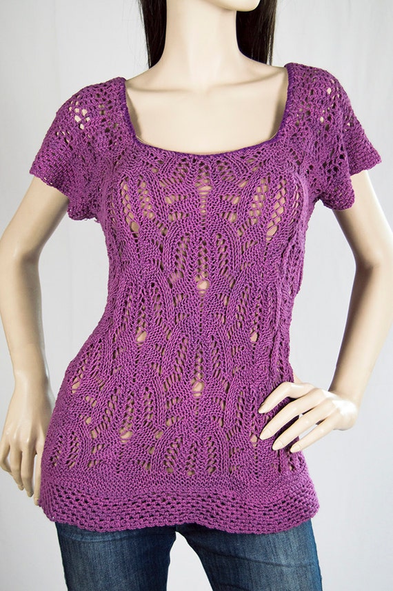 Beautiful Cotton Hand Knitted Top