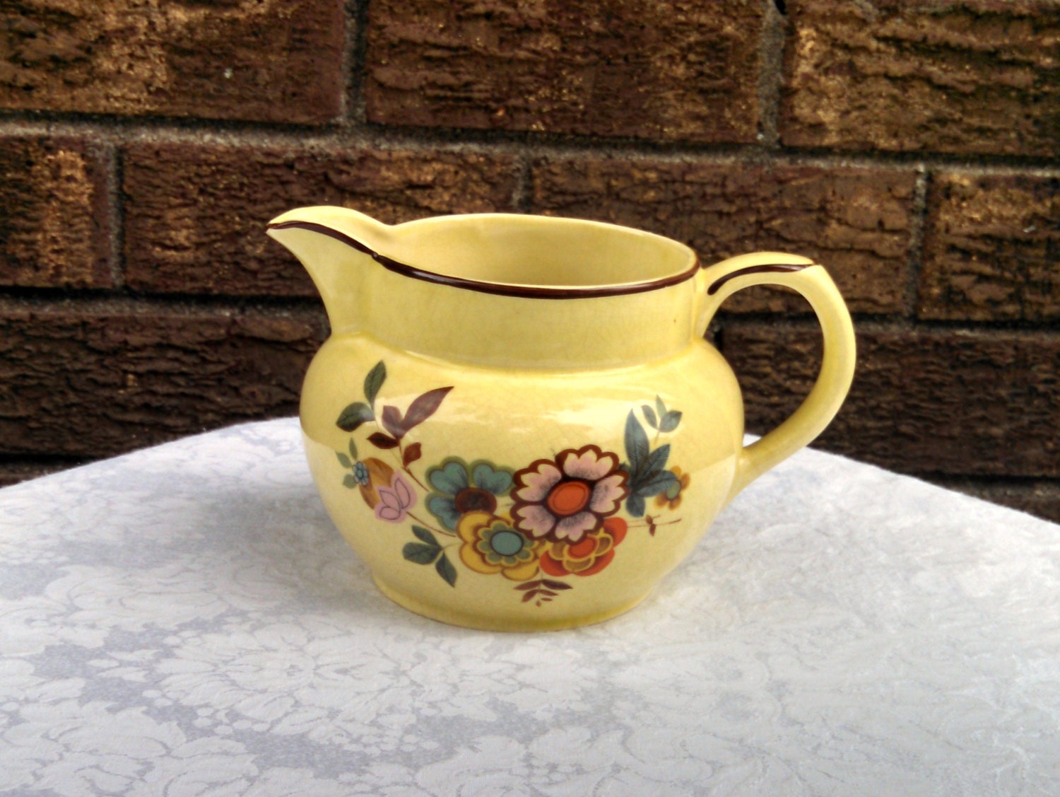 Vintage Milk Jug Pitcher by Arthur Wood English Ceramic