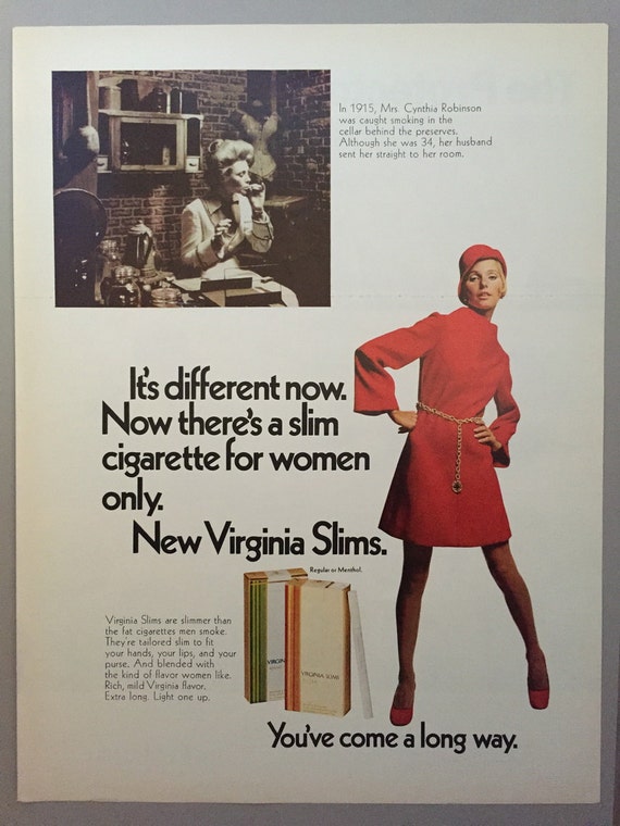 Virginia slims ad analysis image