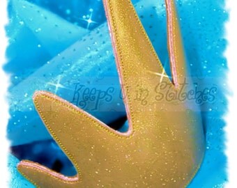KUiS~eXcLuSiVe~The Little Mermaid URSULA the Sea Witch Inspired ADuLT-LARGE Sz. GOLD Smooth Glitter Vinyl Sparkly CRoWN Headband-KiNG TRiTON
