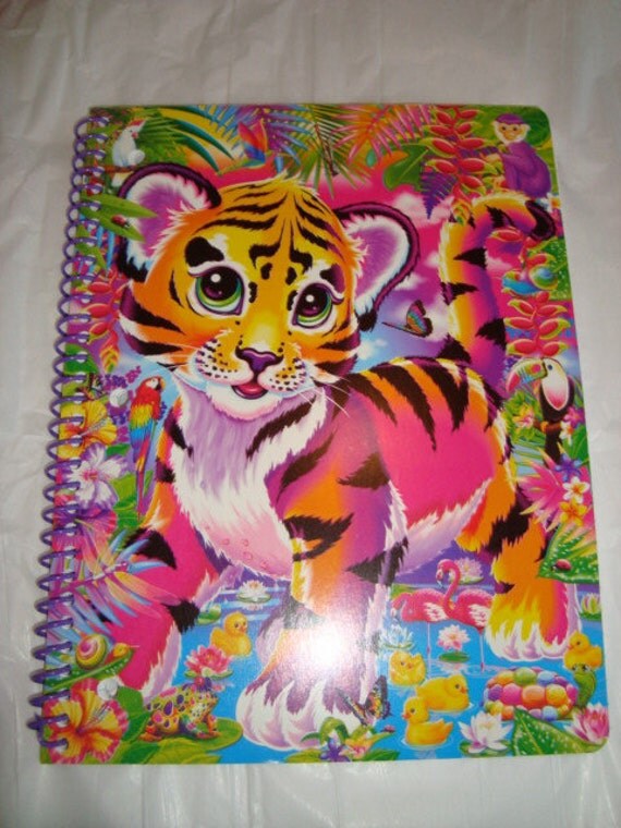 Lisa Frank Leopard Journal Notebook Spiral Wide by ShoppingLounge