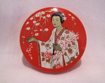 Madame Butterfly Tin for Smith Corona Pure Silk Typewriter Ribbon