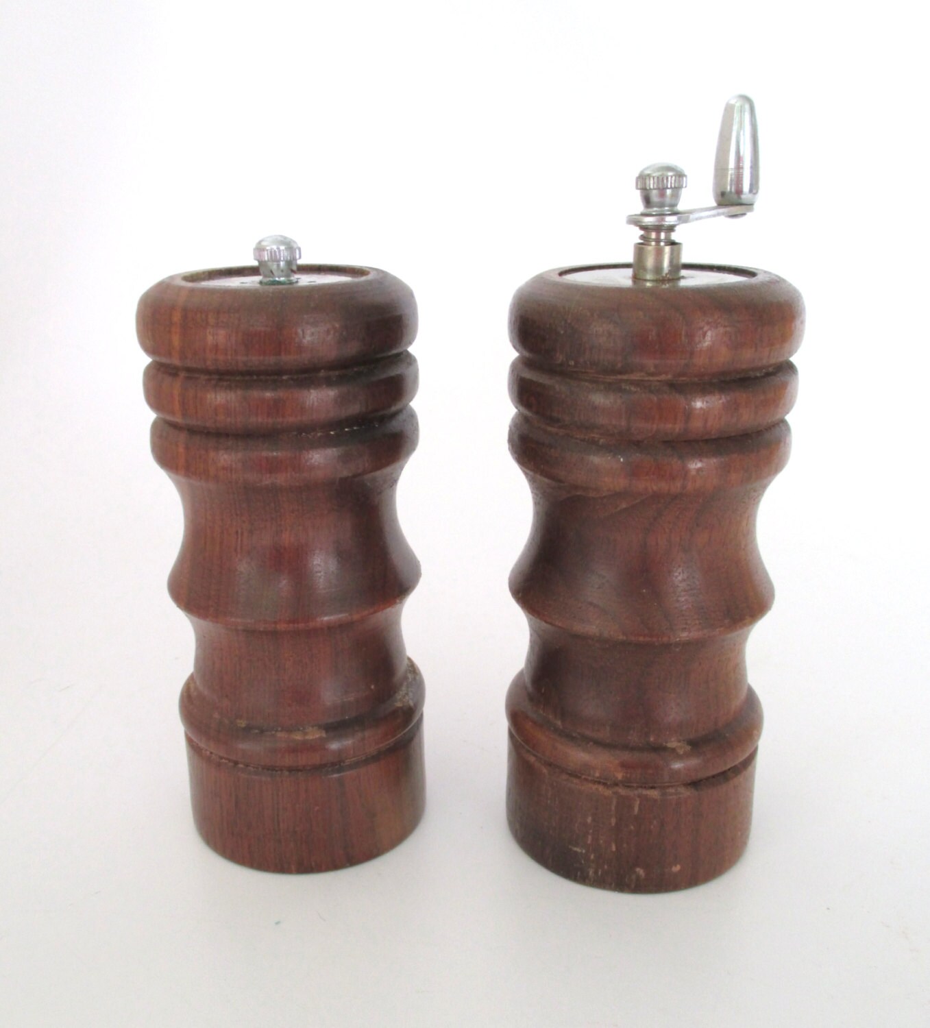 Wood Salt Shaker and Pepper Grinder Set
