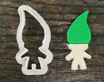 Pencil Troll Cookie Cutter, Mini and Standard Sizes, 3D Printed