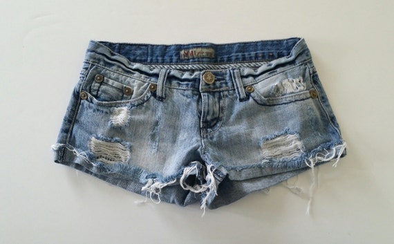 Jean destroyed shorts Size 1 by BrittsDiverseStyle on Etsy