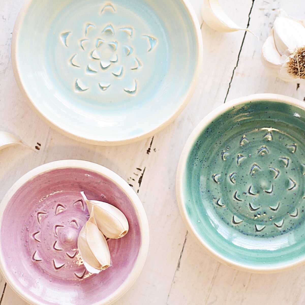 Garlic Grater Ceramic Garlic Grater by LafayetteAveCeramics