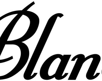 Blanc Wine Words Vinyl Wall Decal Sticker Many Colors to Choose from - Kitchen Removable Custom Easy to Install Wall Art