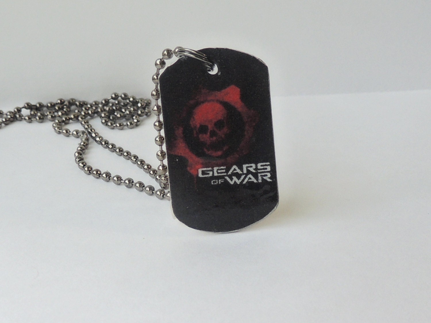 Gears of war necklace gears of war dog tag by MosleysCrafts