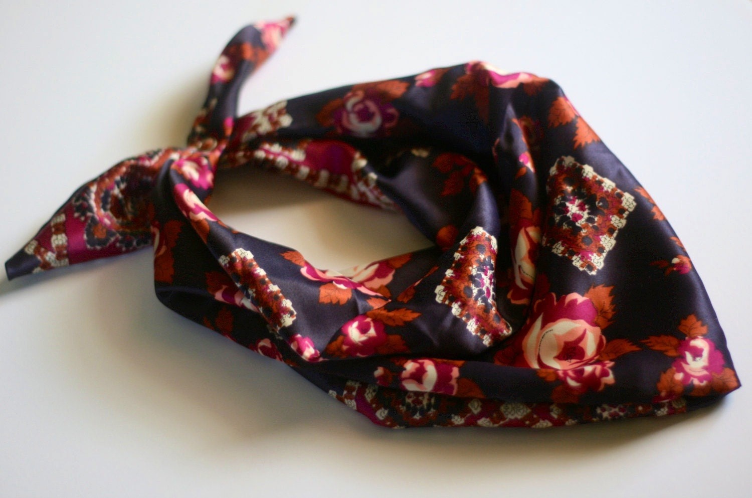 Grandma's Kerchief Scarf by wildflowermornings on Etsy